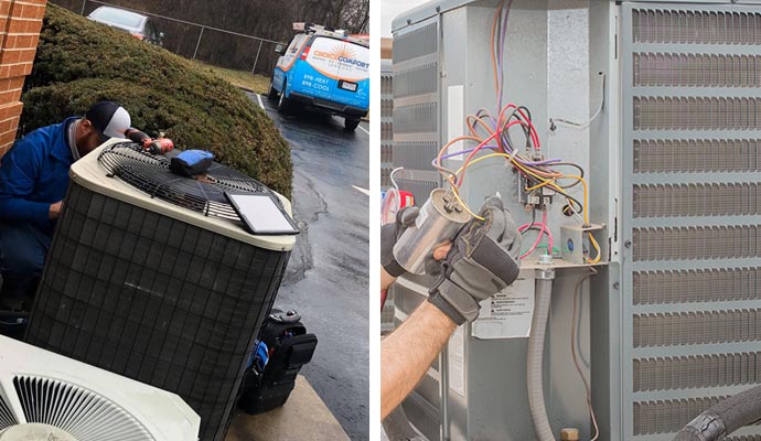 AC expert handling installation and repair