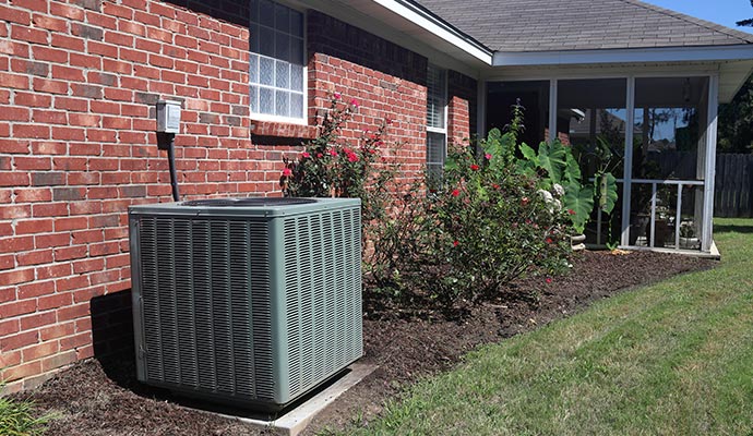 air-conditioning unit installed outside