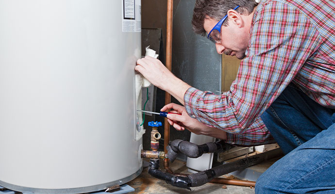 Professional heating system inspection