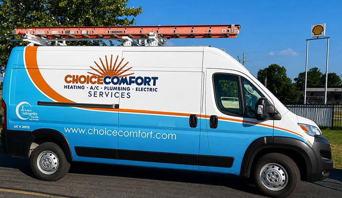 Choice Comfort services vehicle Choice Comfort services vehicle