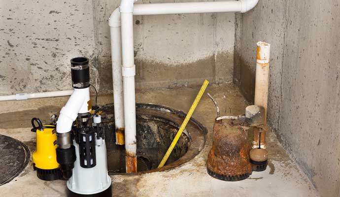 Installing new sump pump