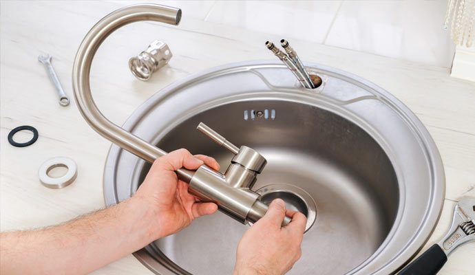 installing new faucet